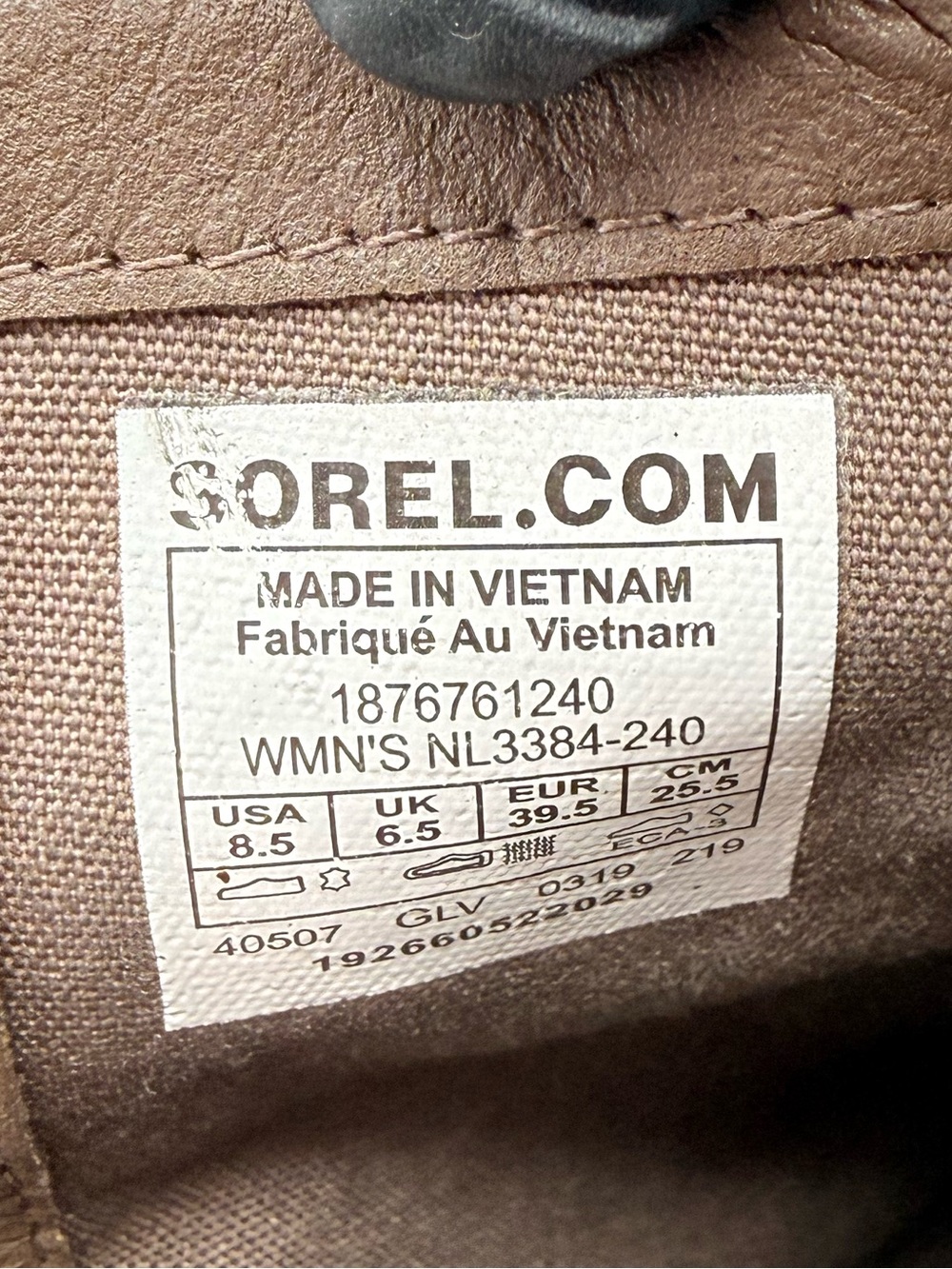 SOREL Cate Cut-Out Suede Booties Ash Tan Women’s Size 8.5 - Picture 10 of 11
